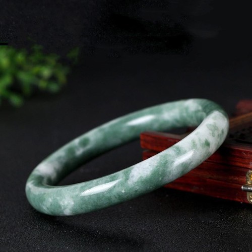 Natural Jade Luck Abundance Bangle Natural Jade Luck Abundance Bangle