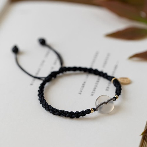Chalcedony Peace Buckle Positive String Bracelet Chalcedony Peace Buckle Positive String Bracelet