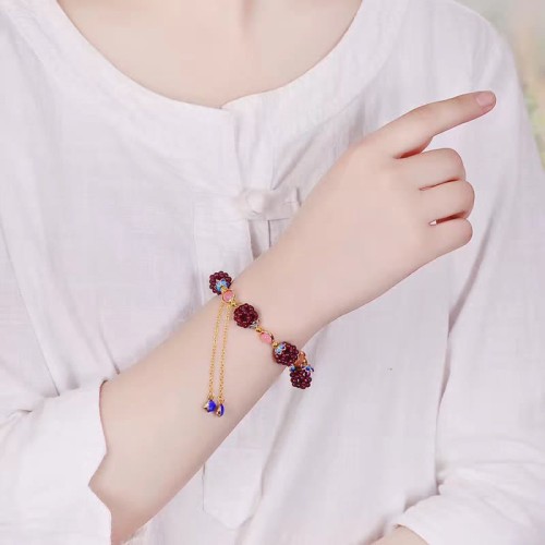 Tibetan Garnet Calm Bracelet Tibetan Garnet Calm Bracelet
