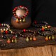 Swallowing Beast Cinnabar Bead Bracelet