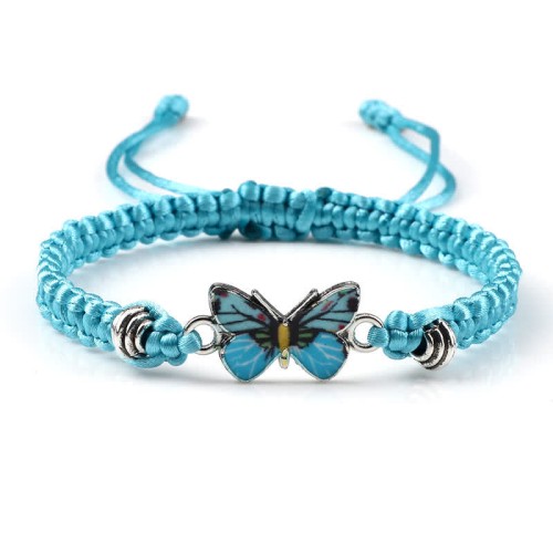 Butterfly Freedom Love Charm Bracelet