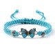 Butterfly Freedom Love Charm Bracelet