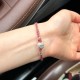 999 Sterling Silver Persimmon Luck Braided Bracelet 999 Sterling Silver Persimmon Luck Braided Bracelet
