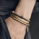 Lava Rock Copper Balance Cuff Bangle