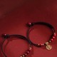 Cinnabar Fu Character Charm Blessing Bracelet Cinnabar Fu Character Charm Blessing Bracelet