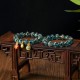 Gold Swallowing Beast Fluorescent Liuli Glass Success Bracelet Gold Swallowing Beast Fluorescent Liuli Glass Success Bracelet