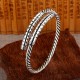 Retro Heart Sutra Twisted Design Balance Bangle