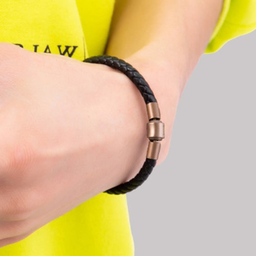 Vintage Leather Rope Luck Braid Bracelet Vintage Leather Rope Luck Braid Bracelet