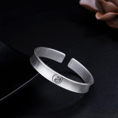 999 Sterling Silver Yin Yang Harmony Balance Bracelet 999 Sterling Silver Yin Yang Harmony Balance Bracelet