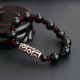 Black Onyx Nine-Eye Dzi Bead Wealth Bracelet Black Onyx Nine-Eye Dzi Bead Wealth Bracelet