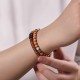 Sandalwood Turquoise Protection Double Wrap Bracelet