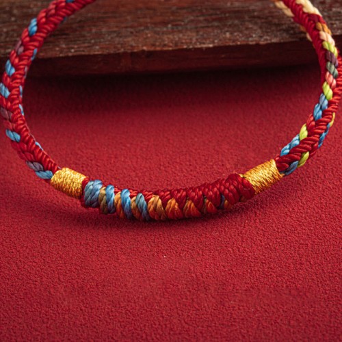 Multicolored "Safe & Lucky" Bracelet Multicolored "Safe & Lucky" Bracelet
