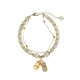 Hetian Jade Peanut Charm Luck Bracelet