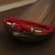 Red Jade Fortune Knot Couple Bracelet Red Jade Fortune Knot Couple Bracelet