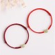 Jade Lucky Bead Prosperity Braided Bracelet