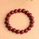 Cinnabar Om Mani Padme Hum Lotus Bracelet