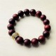 Small Leaf Red Sandalwood Protection Bracelet