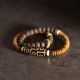 Tibetan Nine-Eye Dzi Bead Green Sandalwood Peace Wrap Bracelet Tibetan Nine-Eye Dzi Bead Green Sandalwood Peace Wrap Bracelet