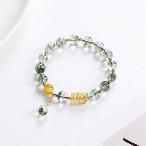 Green Phantom Citrine PiXiu Confidence Bracelet Green Phantom Citrine PiXiu Confidence Bracelet