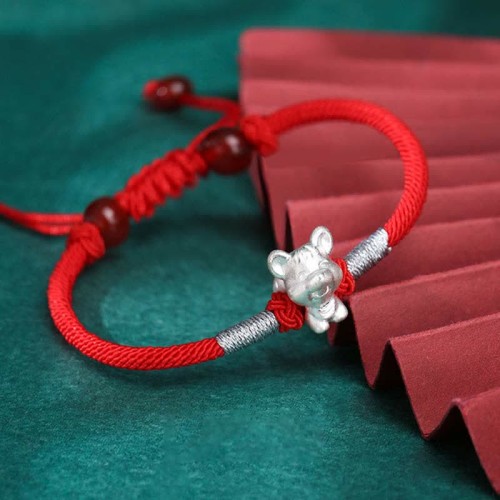 999 Sterling Silver Chinese Zodiac Luck Bracelet 999 Sterling Silver Chinese Zodiac Luck Bracelet
