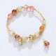 Colorful Rutilated Quartz Cat Eye Zircon Auspicious Bracelet Colorful Rutilated Quartz Cat Eye Zircon Auspicious Bracelet