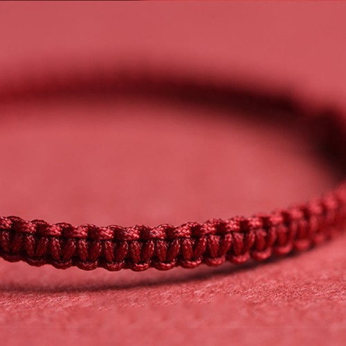 Four Leaf Clover Cinnabar Blessing Bracelet Four Leaf Clover Cinnabar Blessing Bracelet