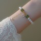 Natural Pearl Hetian Jade Happiness Wisdom Bracelet