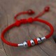 925 Sterling Silver Lucky Bead Protection Bracelet