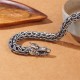 925 Sterling Silver Dragon Success Strength Bangle