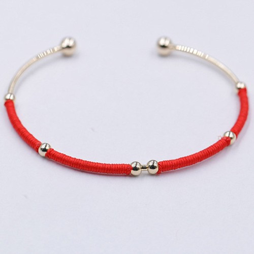 Red String Blessing Protection Cuff Bracelet Red String Blessing Protection Cuff Bracelet