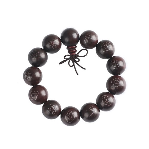 Red Sandalwood Om Mani Padme Hum Protection Bracelet Red Sandalwood Om Mani Padme Hum Protection Bracelet