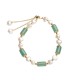 Green Aventurine Pearl Pink Crystal Luck Bracelet Green Aventurine Pearl Pink Crystal Luck Bracelet