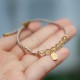925 Silver Natural Jade Gourd Rutilated Quartz Fu Character Bracelet 925 Silver Natural Jade Gourd Rutilated Quartz Fu Character Bracelet