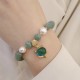 Jade Pearl Fox Charm Luck Bracelet Jade Pearl Fox Charm Luck Bracelet