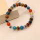 Colorful Candy Agate Strength Healing Bracelet Colorful Candy Agate Strength Healing Bracelet