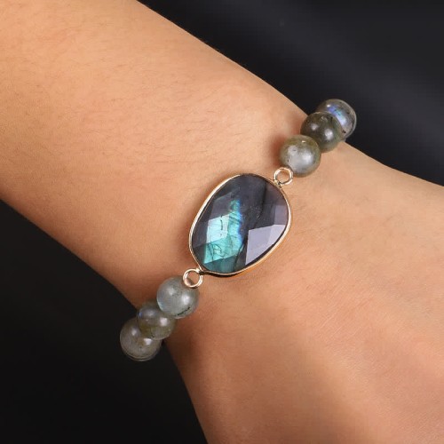Labradorite Moonstone Healing Bracelet Labradorite Moonstone Healing Bracelet