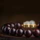 Red Sandalwood Gourd Jade Calm Bracelet