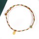 Fu Character Peace and Joy Luck Handmade Multicolored Bracelet