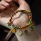 Tibetan Five God of Wealth Luck Bracelet