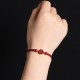 Four Leaf Clover Cinnabar Blessing Bracelet Four Leaf Clover Cinnabar Blessing Bracelet