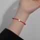 925 Silver Four Leaf Clover Red Rope Bracelet 925 Silver Four Leaf Clover Red Rope Bracelet