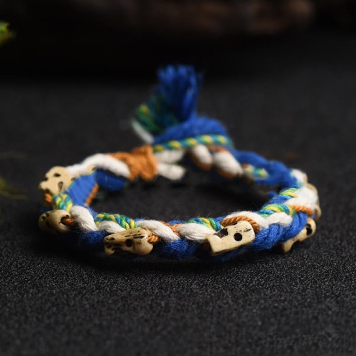Tibetan Zakiram Goddess of Wealth Bead Luck Bracelet