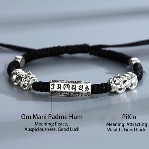 Double PiXiu Feng Shui Copper Coin Bracelet