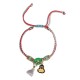 Colorful Rope Chalcedony Peace Harmony Bracelet