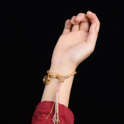 Tibetan Handmade Luck Colorful String Braided Bracelet Tibetan Handmade Luck Colorful String Braided Bracelet