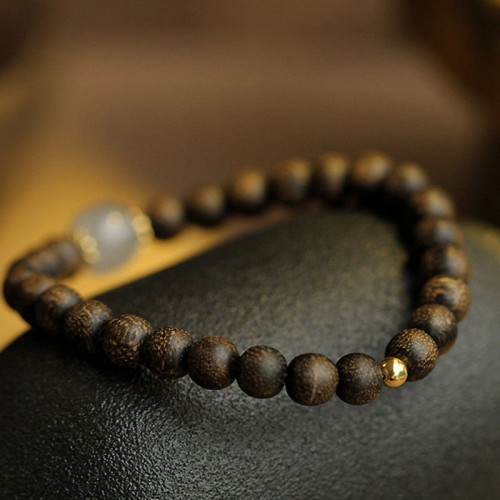 Agarwood Jade Strength Calm Bracelet Agarwood Jade Strength Calm Bracelet