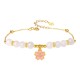 925 Sterling Silver Hetian White Jade Cherry Blossom Protection Bracelet 925 Sterling Silver Hetian White Jade Cherry Blossom Protection Bracelet