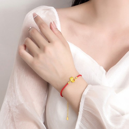 925 Silver Year of the Dragon Golden Dragon Strength Bracelet 925 Silver Year of the Dragon Golden Dragon Strength Bracelet