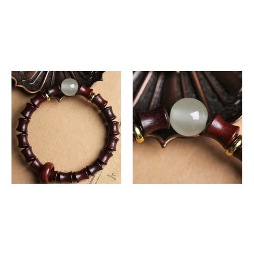 Ebony Green Sandalwood Black Rosewood Peace Bracelet Ebony Green Sandalwood Black Rosewood Peace Bracelet