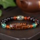 Tibetan Nine-Eye Dzi Bead Protection Bracelet